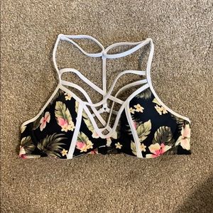 cross strap top bikini
